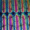 90 Pre Made Etched Pattern #211 Twirler, RBA G-Magenta-Blue CBS Dichroic on Thin Clear Glass