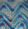 90 Pre Made Etched Pattern #204 Hearts & Paws (Mini), Twizzle R-Silver CBS Dichroic on Thin Clear Glass