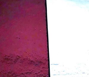 90 Specialty Red Silver Dichroic on Light Violet Thin Glass