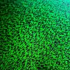 90 Pre Made Etched Pattern #012 Sleet, Crinklized Emerald CBS Dichroic on Thin Black Glass