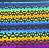 90 Pre Made Etched Pattern #065 Frog, RBC G-Magenta CBS Dichroic on Thin Black Glass