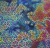 90 Pre Made Etched Pattern #077 Woven Cane, Corkscrew CBS Dichroic on Thin Black Glass #2