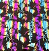 90 Pre Made Etched Pattern #095 Grapes, RBA G-Magenta Blue CBS Dichroic on Thin Black Glass