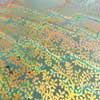 90 Pre Made Etched Pattern #137 Henna Trees, Voltage Mixture CBS Dichroic on Thin Clear Glass