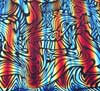 96 Pre Made Etched Pattern #193 Psychodeleic, RBA Candy CBS Dichroic on Thin Black Glass