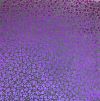 90 Pre Made Etched Pattern #204 Hearts & Paws (Mini), Crinkle Purple CBS Dichroic on Thin Clear Glass