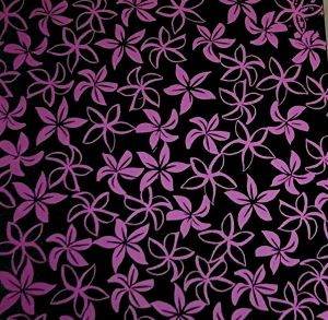 90 Pre Made Etched Pattern #207 Pointed Plumeria , G-Pink CBS Dichroic on Thin Black Glass