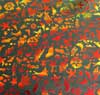 90 Pre Made Etched Pattern #209 Sea Creatures, Voltage Candy CBS Dichroic on Black Glass