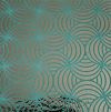 90 Pre Made Etched Pattern #211 Twirler, Red Silver CBS Dichroic on Thin Lt Aqua Glass