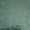 90 Pre Made Etched Pattern #211 Twirler, Res Silver Dichroic on Thin Lt Aqua Glass