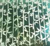 90 Pre Made Etched Pattern #215 Large Bamboo, Silver Dichroic on Thin Steel Glass
