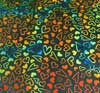 90 Pre Made Etched Pattern #222 Dancing Hearts, Hot Lava  Dichroic on Thin Black Glass