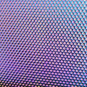 90 Green Magenta Blue CBS Dichroic on Cube Thin Clear Glass