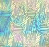 90 Sand Carved Pattern #020 Art Deco Sunburst, Aurora Borealis G-Pink CBS Dichroic on Carnelian Glass