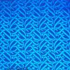 90 Sand Carved Pattern #064 Swimmers, Pink Teal CBS Dichroic on Black Glass