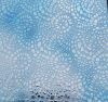 96 Sand Carved Dichroic Glass Pattern #131 Mini Mosaic Aurora Borealis R-Silver Dichroic on Denim Glass