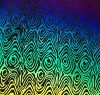 96 Pre Made Etched Pattern #117 Small Zebra, RB2 CBS Dichroic on Thin Black Glass