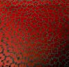 96 Pre Made Etched Pattern #123 Exploding Hearts, Candy CBS Dichroic on Thin Clear Glass