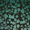 96 Pre Made Etched Pattern #127 Cherry Blossoms, R-Silver Bue CBS Dichroic on System 96 Thin Clear Glass