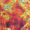 96 Pre Made Etched Pattern #200 Twisty Town, Aurora Borealis Candy CBS Dichroic on Thin Black Glass