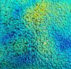 90 Aurora Borealis Cyan Copper Dichroic on Moss Thin Glass