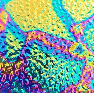 90 Cool Lava CBS Dichroic on Matrix Thin Black Glass