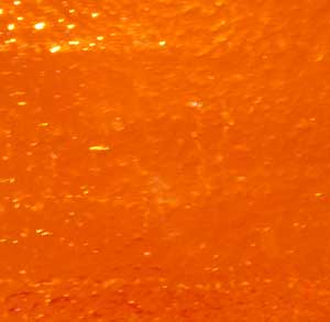 90 Specialty Cyan Red Dichroic on Striking Orange Thin Glass