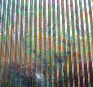 90 Fusion Mixture Dichroic on Aerolite Thin Clear Glass