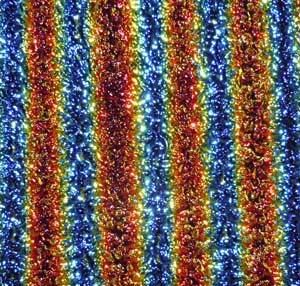 90 Rainbow A Candy CBS Dichroic on Moss Glass