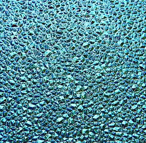 90 Red Silver Blue CBS Dichroic on Dew Drop Thin Glass