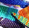 96 1/2 Pound (8 oz) CBS Dichroic Glass Scrap Pack All Thin Texture